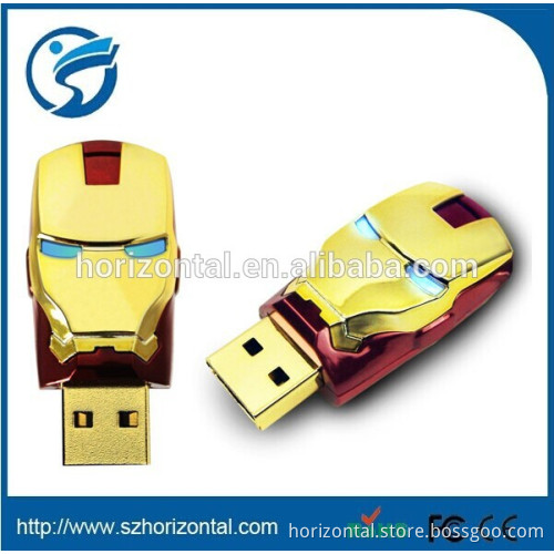 hot in the market usb iron man lowest price promotion USB flash drive